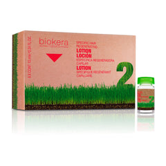 SALERM Biokera Natura Intensive Scalp Serum ampoules pack fortifies roots and nourishes the scalp