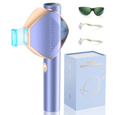 SALLOOT IPL device with sapphire ice cooling for painless at-home hair removal