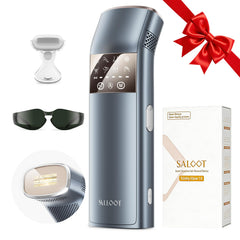 SALLOOT triple-pulse IPL front view for at-home hair removal, compact and easy to handle.