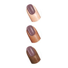 Sally Hansen Good.Kind.Pure Geode to Joy nail swatch displays Smokey Quartz color.