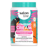 Salon Line Maximum Definition Cream bottle smoothing detangling and defining curls.