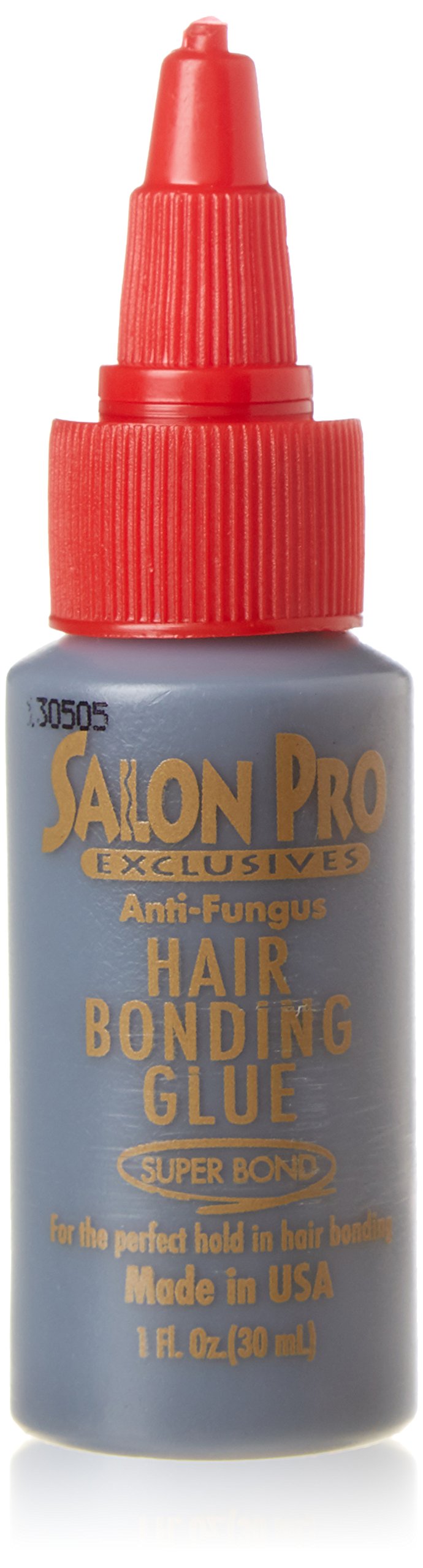 SalonPro anti-fungus bonding glue in black provides a strong, lasting hold for extensions.