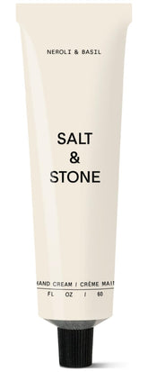 Salt & Stone Neroli & Basil hand cream bottle delivering fast-absorbing hydration