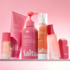 Saltair Body Oil texture close-up showing silky, fast absorption.