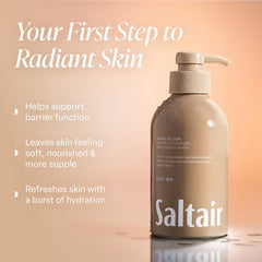 Saltair Pink Beach bottle with pump evokes island-inspired showers