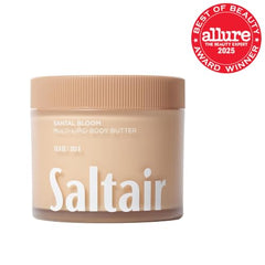 Saltair cream texture close-up reveals creamy, fast-absorbing formula.