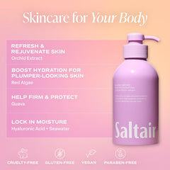 Saltair Island Orchid lather close-up, rich and creamy for a luxurious wash.