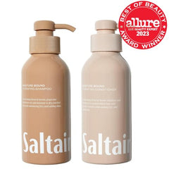 Saltair Moisture Bound conditioner bottle ready for detangling.