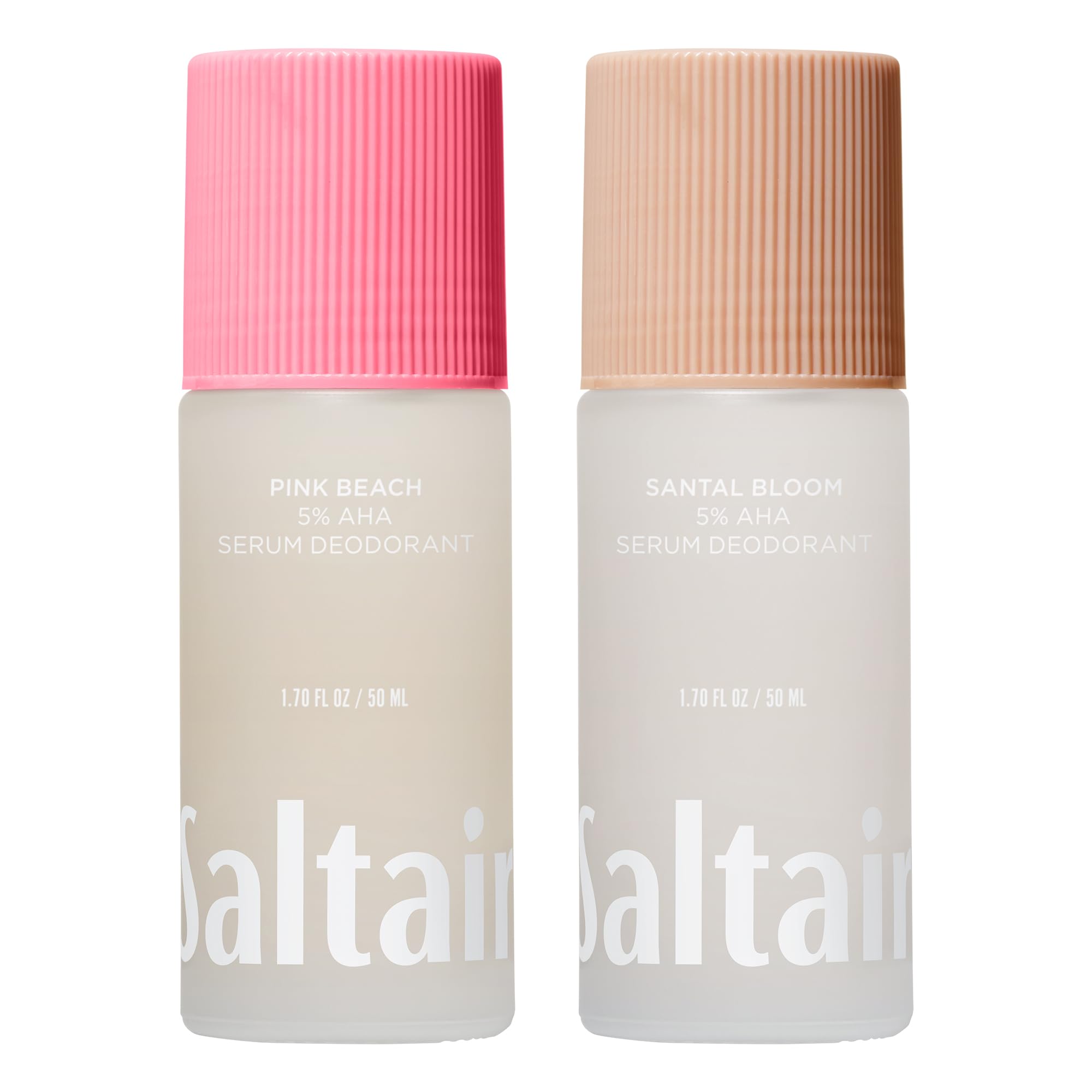 Saltair Serum Deodorant Pink Beach bottle with long-lasting odor protection