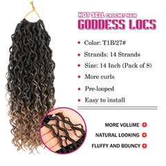 SAMBRAID Goddess Locs eight packs ready-to-wear for bold volume