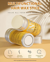 Samnyte Hair Finishing Stick focuses tiny flyaways for a neat look.