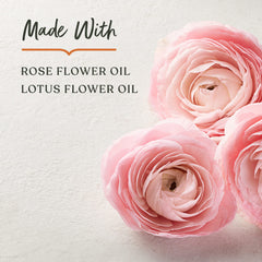 SANCTUARY Lily and Rose Body Lotion lotus-oil-vitamin-C highlights skin-brightening hydration.
