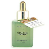 Sand + Fog Pistachio Dream bottle with dropper for precise fragrance application