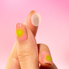 Sand & Sky hydrocolloid patch closeup absorbing moisture effectively.