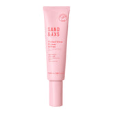 Sand & Sky Tinted Glow Primer SPF 30 bottle shows rosy glow and daily hydration