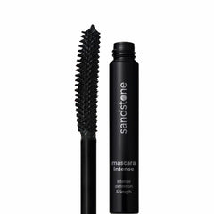 Sandstone Scandinavia Hypoallergenic Mascara bottle cap demonstrates a reliable seal for sensitive eyes.