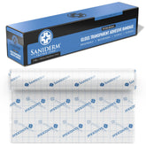 Saniderm Original tattoo bandage roll on skin supports clean healing and comfort.