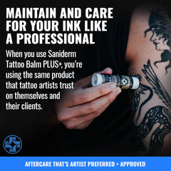 Saniderm Balm Plus with colloidal silver for antimicrobial support.