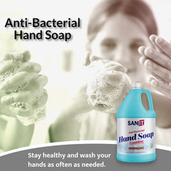 Sanit Aloe moisture keeps hands soft after washing.
