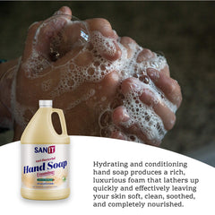Sanit made-in-usa Hawaii tropical label closeup emphasizing premium craftsmanship.