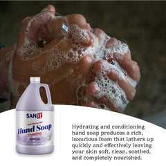 Sanit USA-made refill bottle front emphasizes quality and convenience