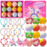 Santrela bath bombs box front with colorful packaging for delightful bath time.