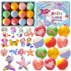 Santrela kids bath bombs with surprise inside deliver colorful fizz and rewards.