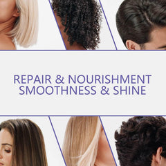 SANZHUAN Lavender Shampoo closeup with rich lather indicating gentle cleansing action.