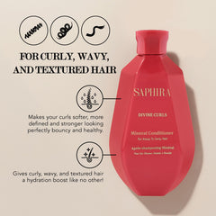 Creamy Divine Curls Conditioner on hand showing moisturizing texture.