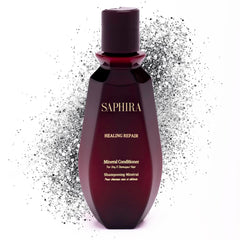 Saphira Healing Repair Conditioner bottle-front for smoother detangling
