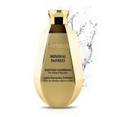 Saphira Mineral DeFrizz conditioner bottle for frizz control and smooth shine.