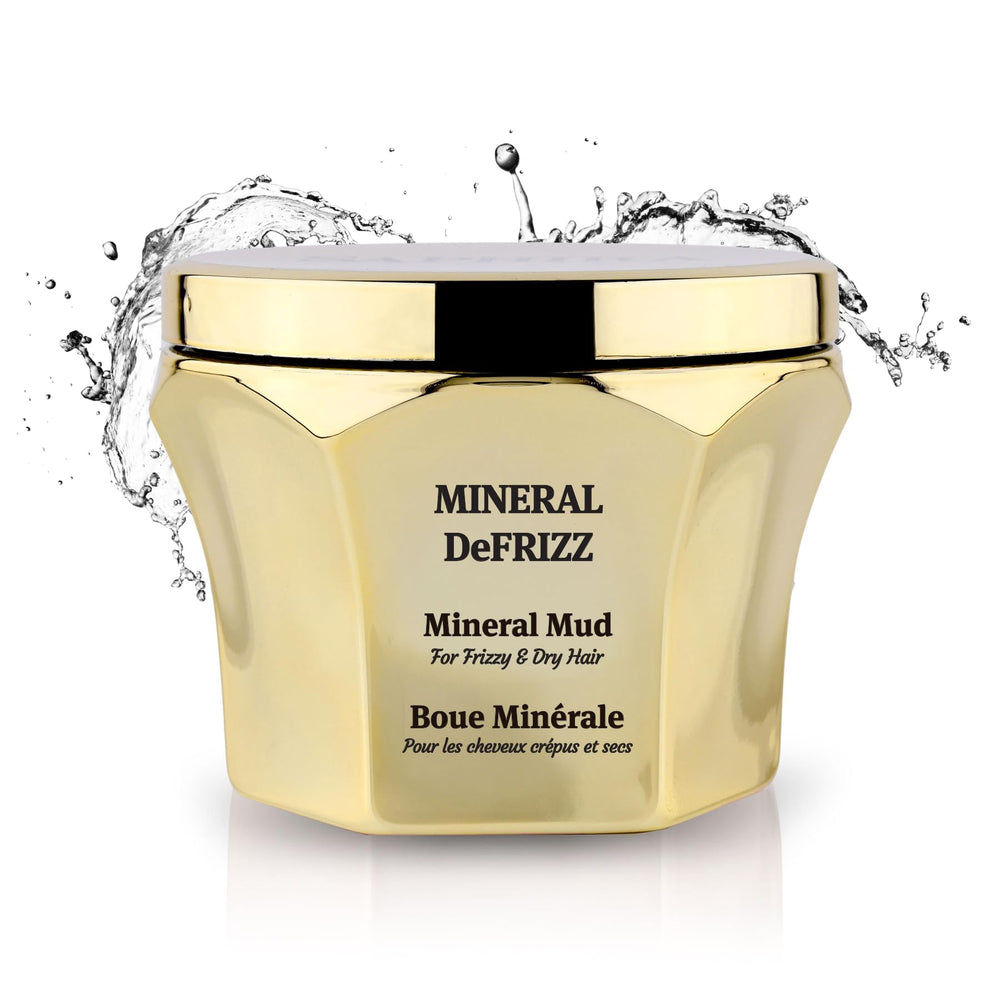 Saphira Mineral DeFrizz Mineral Mud in a jar for smoother hair