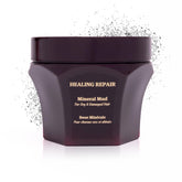 Saphira Mineral Mud Hair Mask jar-front shows premium packaging and formula for strong, healthy hair
