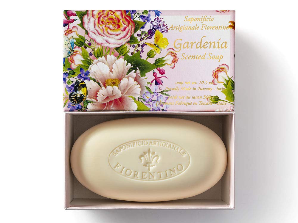 Saponificio Artigianale Fiorentino gardenia soap bar with rich lather for daily cleansing.