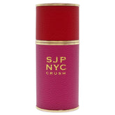 SJP NYC Crush bottle front showing elegant amber-vanilla design by Sarah Jessica Parker