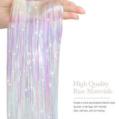 Sarannala white tinsel adds glitter for party-ready shine