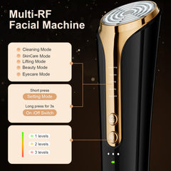 SASAAJIJI microcurrent device showing adjustable thermo massage