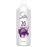 Satin 20 Volume Cream Developer bottle enables even lift and deposit with Satin colors.