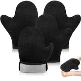 SATINIOR self tanning mitts with double-sided design for even application and minimal streaks