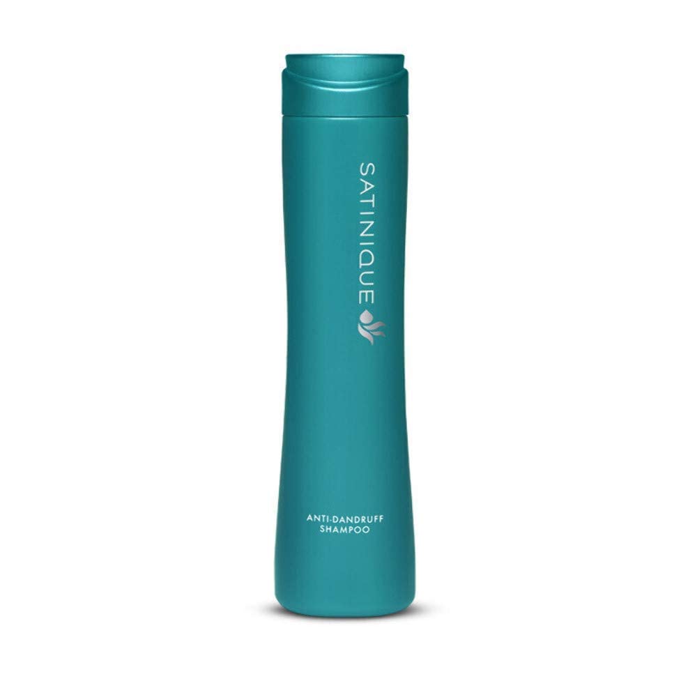 Satinique Anti-Dandruff Shampoo bottle showing 9.4 oz size for daily use