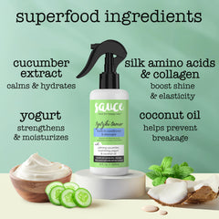 SAUCE BEAUTY Curly-Hair Flyaway-Control demonstrates reliable taming for smoother looks.