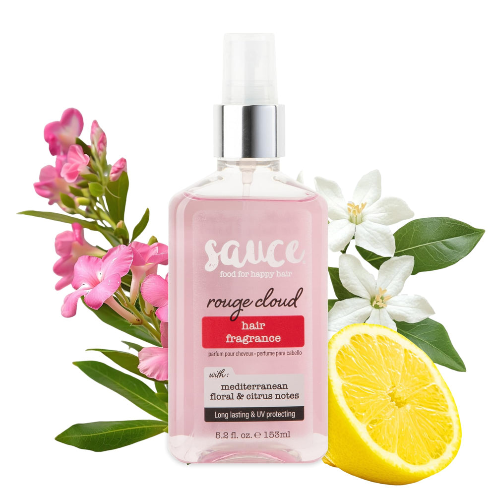 SAUCE BEAUTY Rouge Cloud bottle mist highlights a luxurious hair scent for daily wear