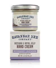 Savannah Bee Company Beeswax Hand Cream tube close-up showing rich hydration.