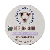 Savannah Bee Company salve packaging closeup for deep hydration.