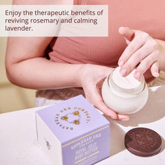 Royal Jelly Body Butter creamy texture close-up for soft, hydrated skin.