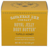 Savannah Bee Royal Jelly Body Butter jar for deep hydration and radiant skin.