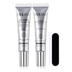 SAVILAND 10g semi-solid nail glue gel bottle for a strong, long-lasting bond.