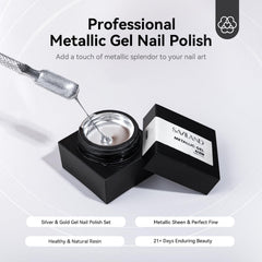 SAVILAND 3D metal painting gel for intricate nail designs