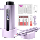SAVILAND 45000RPM nail drill angled view highlighting fast thick-nail removal capability