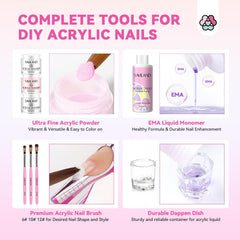 SAVILAND acrylic liquid with castor oil and vitamin E nourishes nails